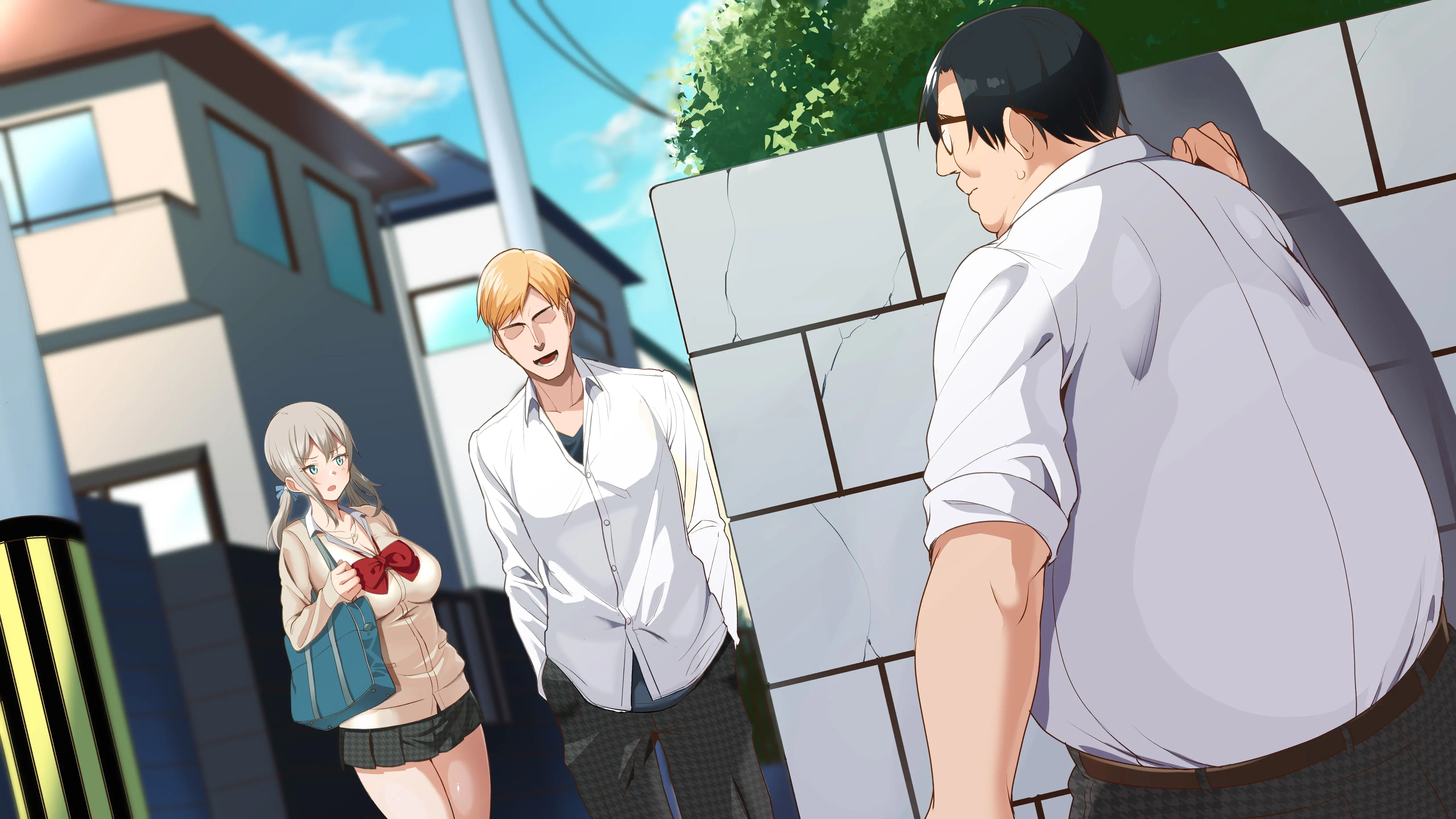 Saimin☆Revenge ~Ijimerarekko Inkya Debu Ga Ijime Shuhan Gal Bitch To Akogare No Seitokaichou O Hamemakuru~ | 최면 리벤지 ~음침한 뚱보의 왕따의 주범인 여자 갸루와 동경하던 학생회장과의 섹스~